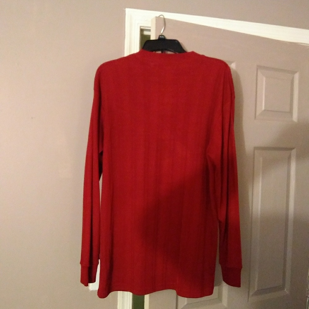 Syllable Red Stretch Crew Neck